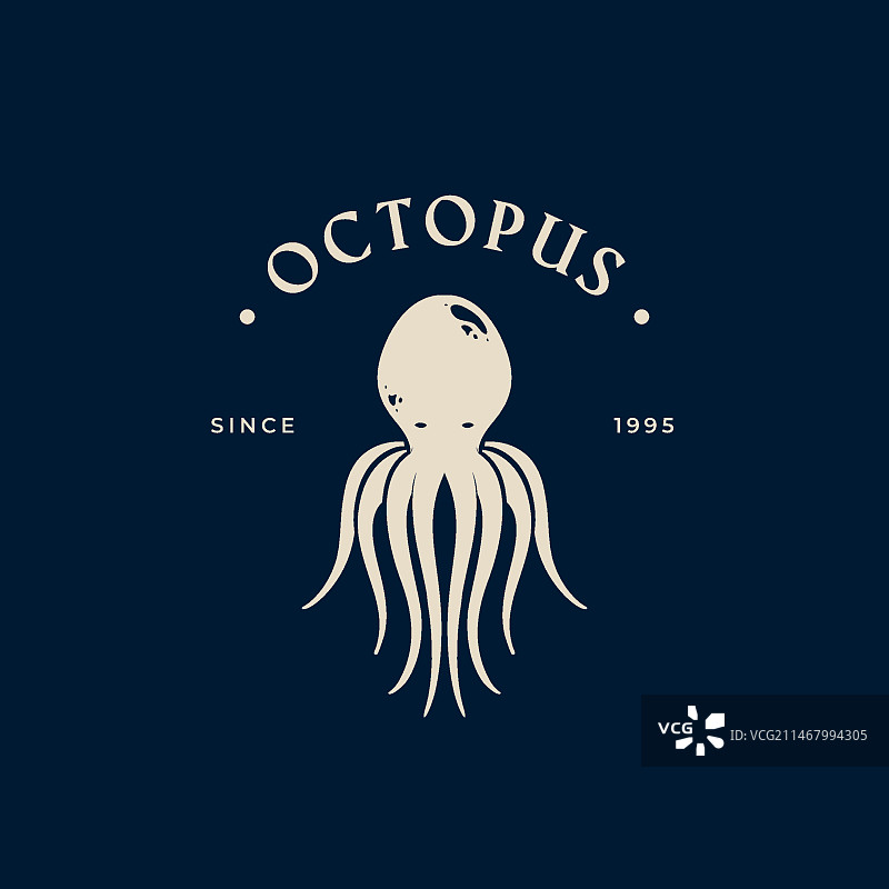 章鱼Logo模板图片素材