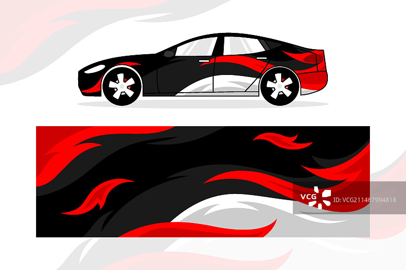 创意汽车贴膜设计图片素材