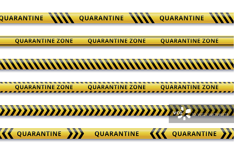隔离期间的社会管控条纹图片素材