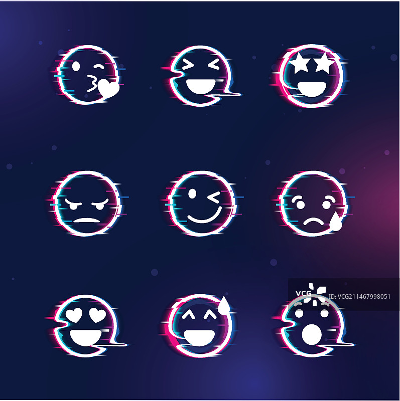 故障表情符号合集图片素材