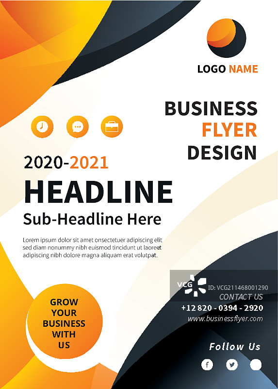 商业传单模板图片素材