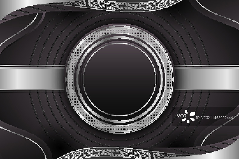 渐变银色奢华框架模板图片素材