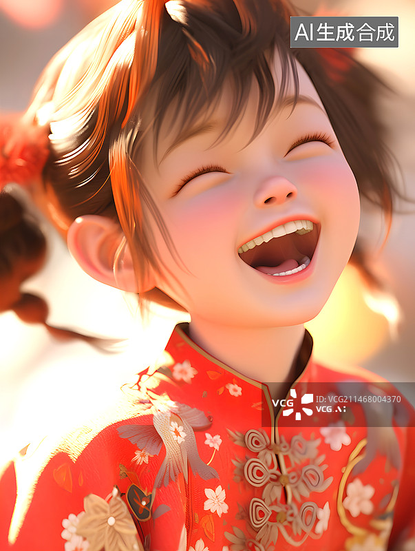 【AI数字艺术】少数民族的儿童图片素材