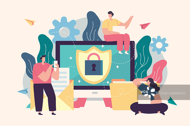 数据保护概念图片素材