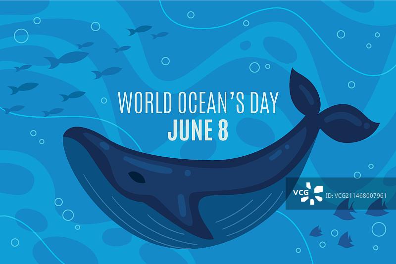 扁平风世界海洋日banner图片素材