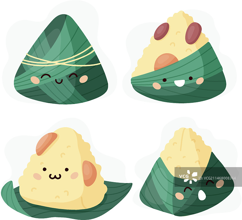 龙舟粽子包装概念图片素材