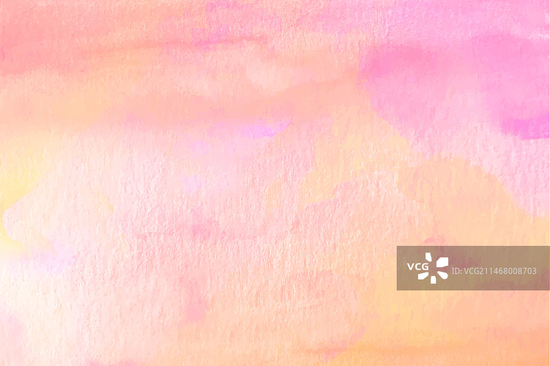 粉彩橙色和粉色水彩背景图片素材