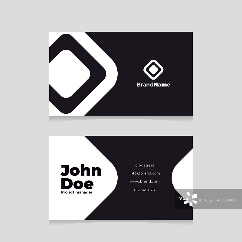 单色名片图片素材