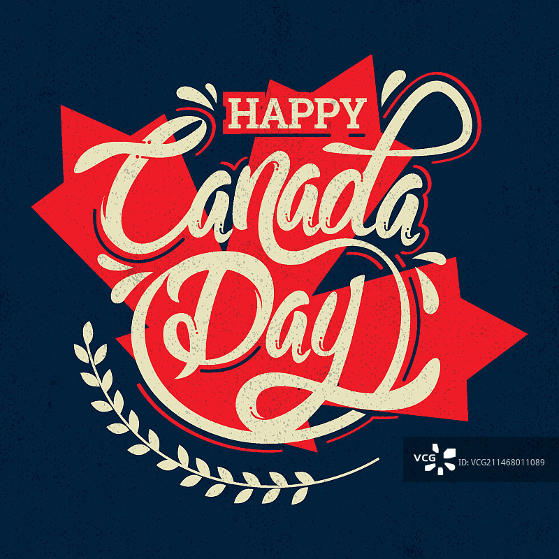 加拿大日标语图片素材