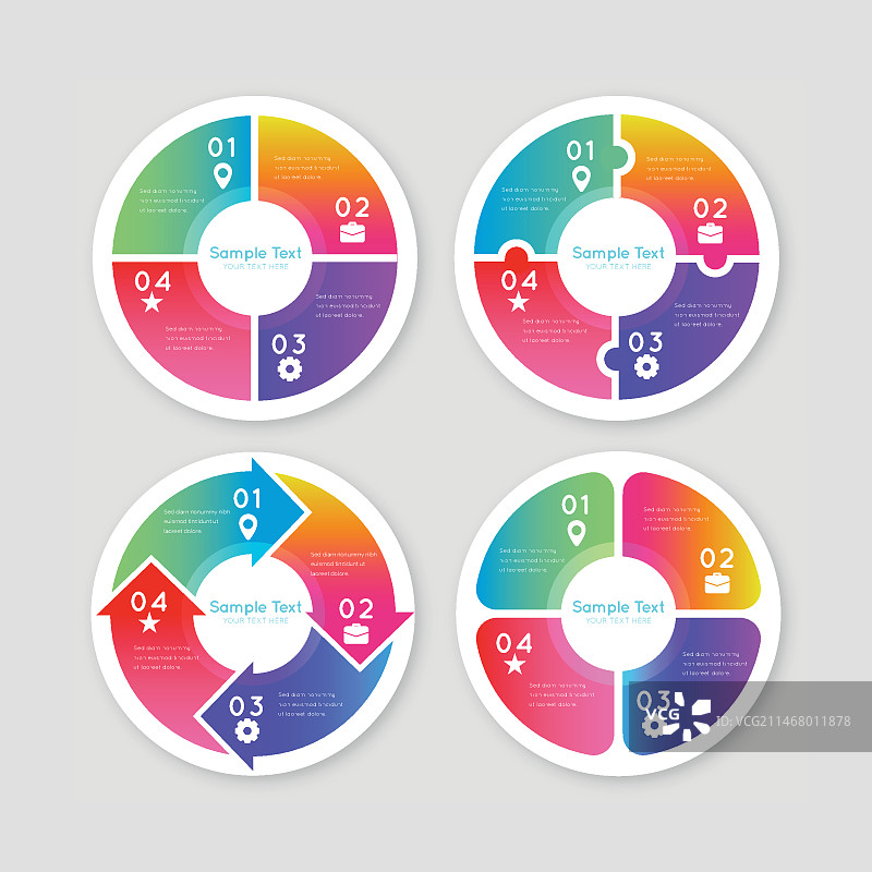 戒指信息图集图片素材