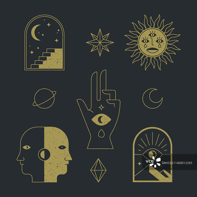 深奥的元素包概念图片素材