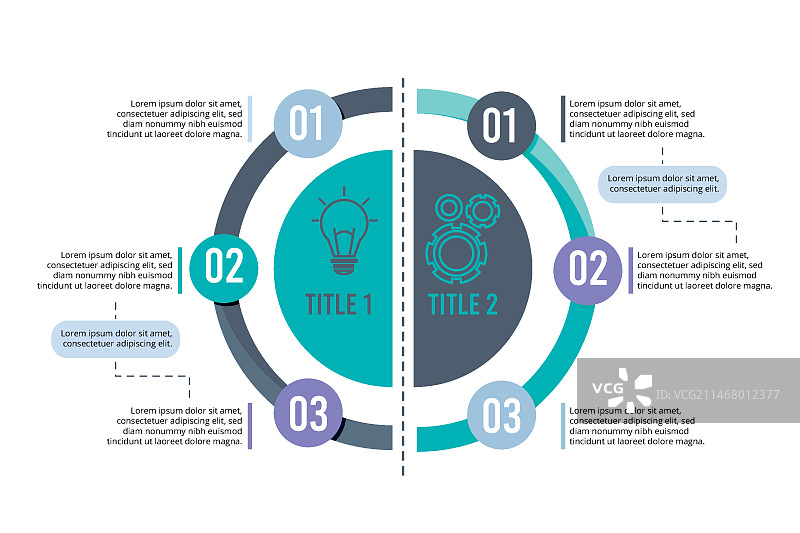 对比图表设计图片素材