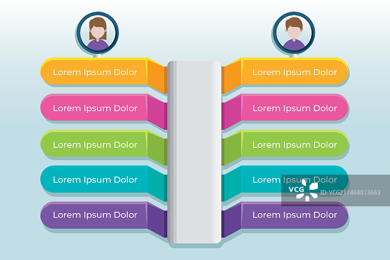 对比图表信息图图片素材