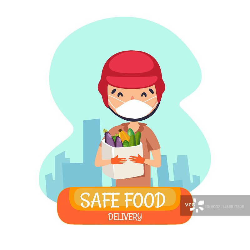 安全食品配送图片素材