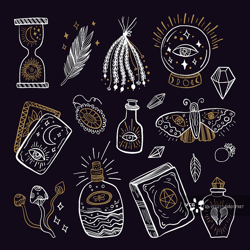 深奥的元素概念图片素材