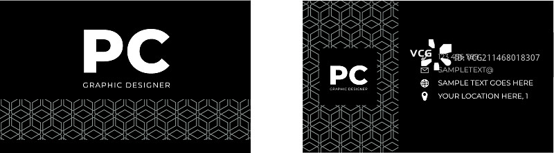 单色名片图片素材