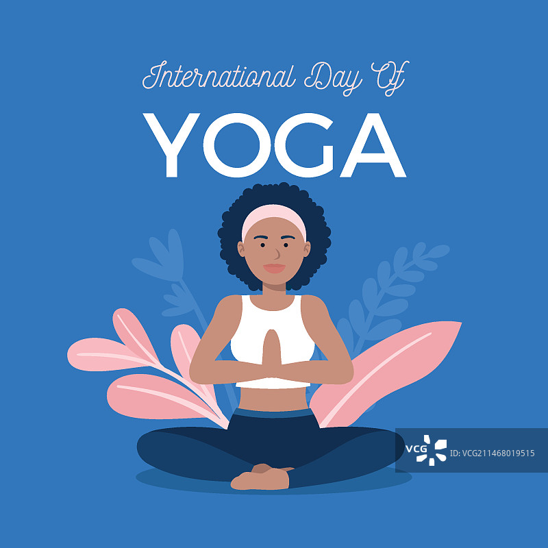 国际瑜伽日与女性图片素材