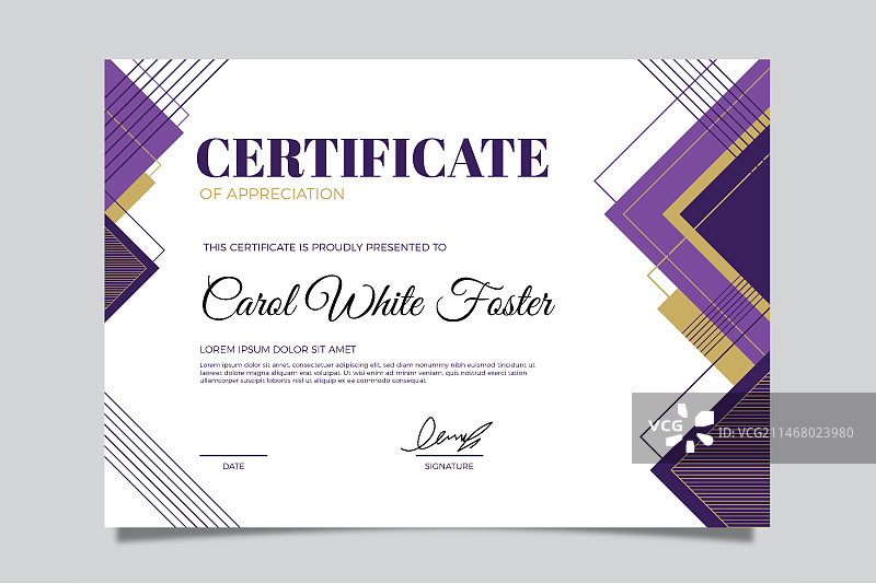 毕业证书模板图片素材