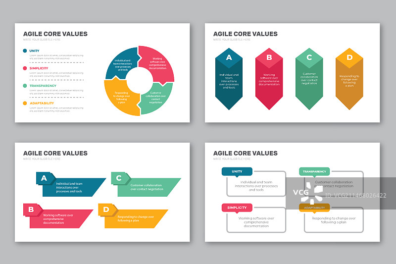 敏捷信息图表模板图片素材