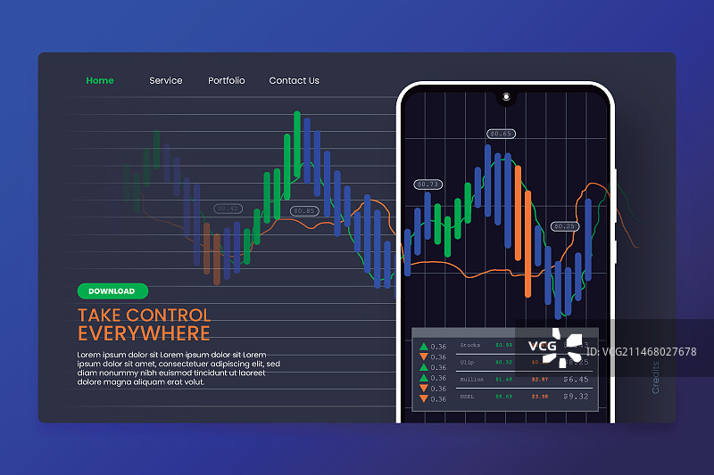 证券交易所平台模板图片素材