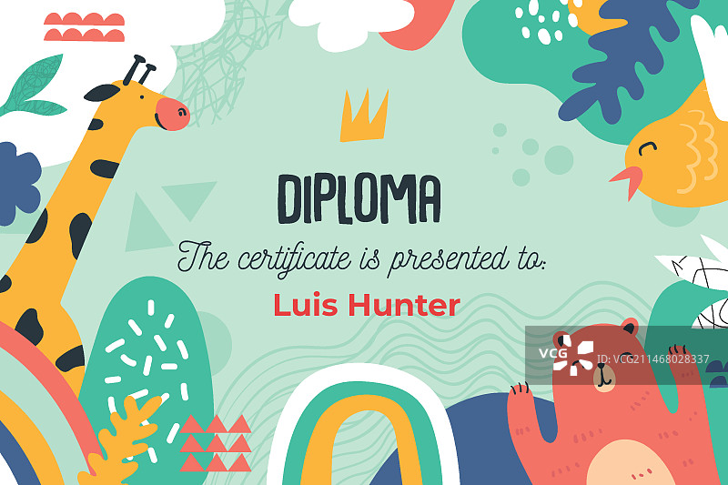 毕业证书模板主题图片素材