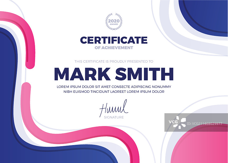 毕业证书模板图片素材