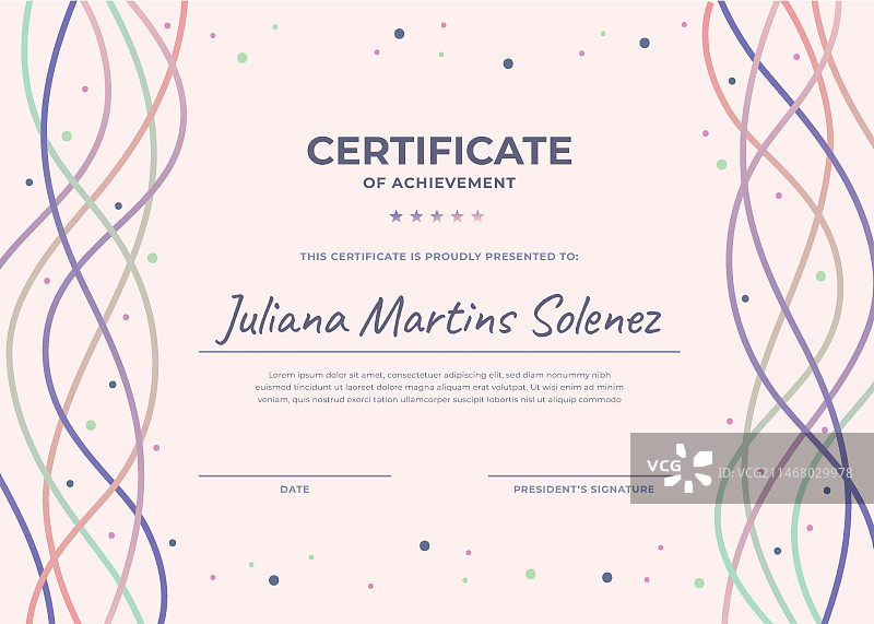 毕业证书模板图片素材