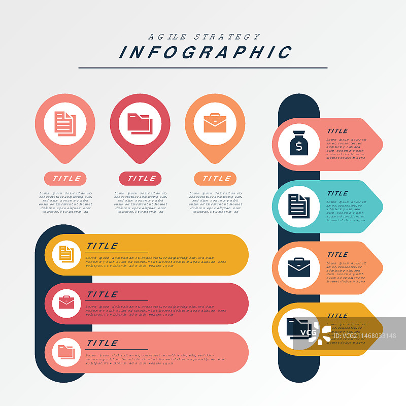 敏捷信息图概念图片素材