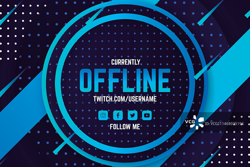 抽象离线直播banner图片素材