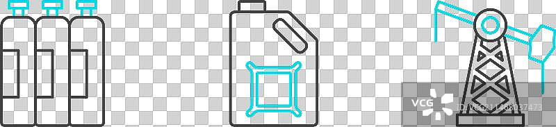 抽油机工业燃气线条图案图片素材