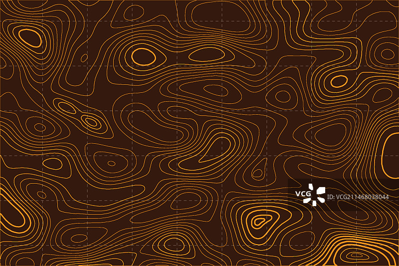 棕黄色地形图背景图片素材