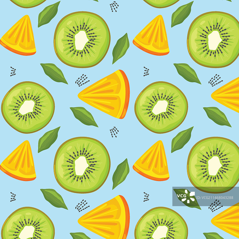 猕猴桃水果图案图片素材