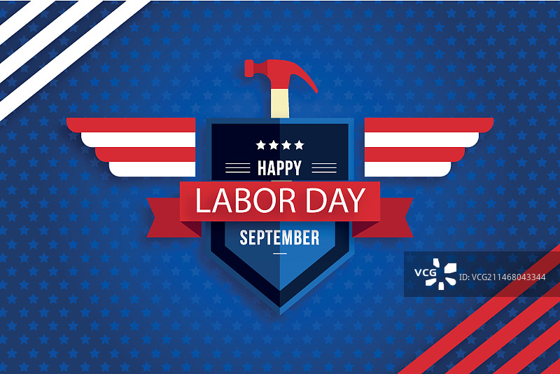 扁平风格劳动节背景图片素材