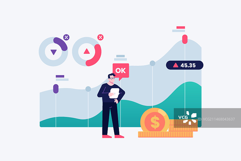 证券交易所数据概念图片素材