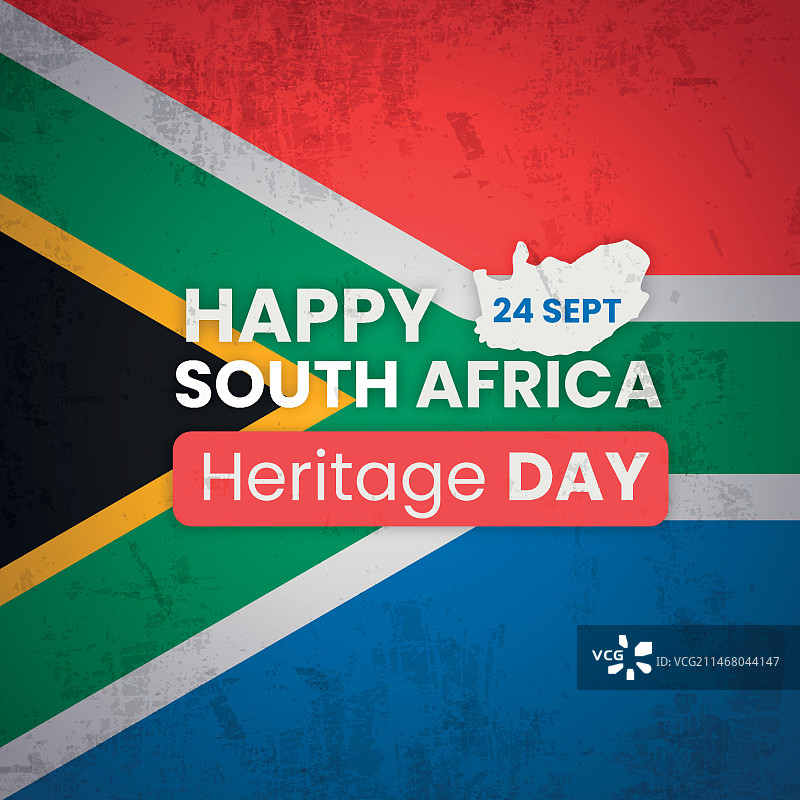 扁平风格南非遗产日概念图片素材