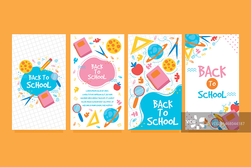 返校季Instagram快拍合集图片素材