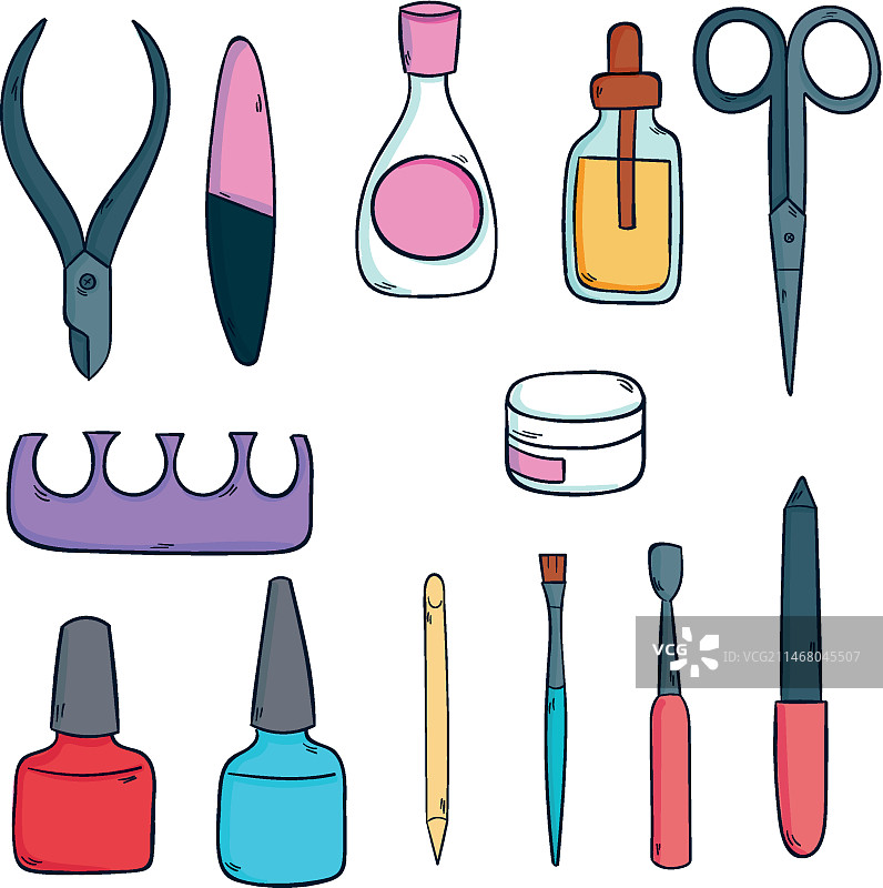 美甲工具图片素材