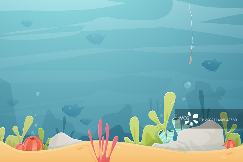 海底世界视频会议背景图片素材