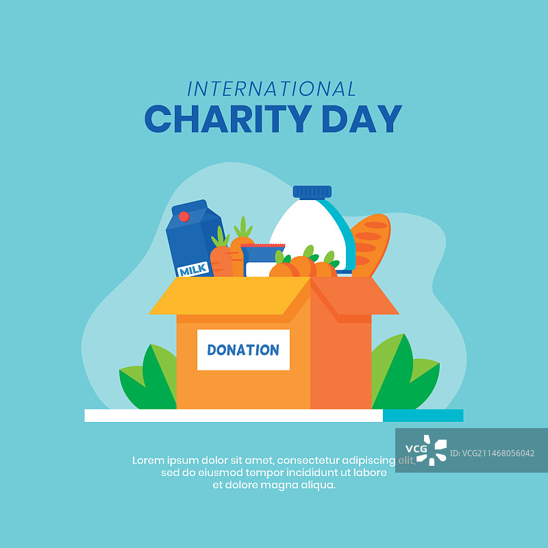 国际慈善日的捐赠活动图片素材