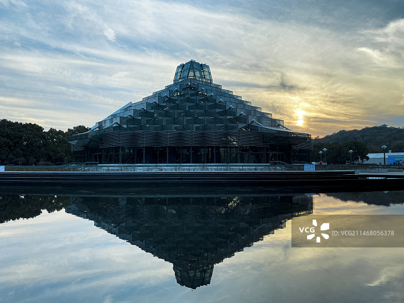 绍兴城市广场图片素材