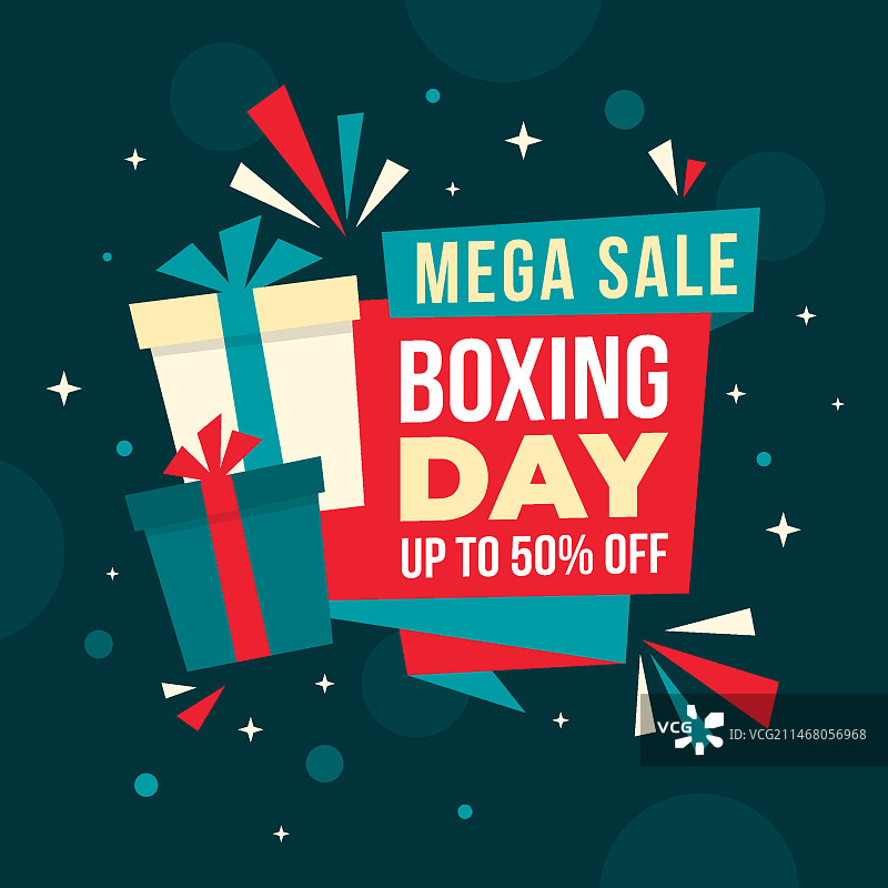 扁平风格节礼日促销插画图片素材