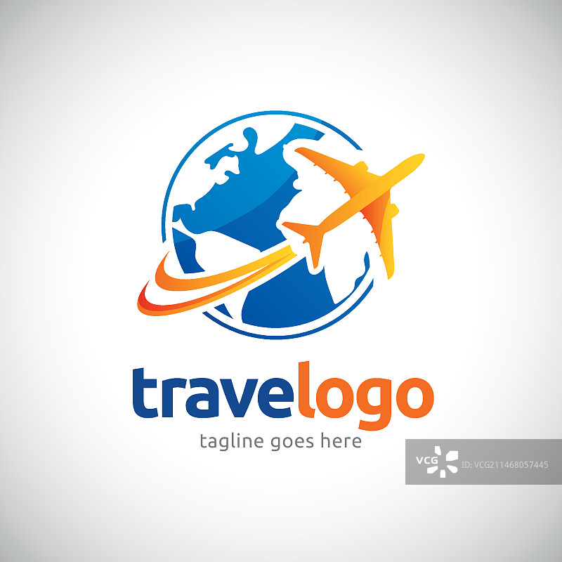 详细的旅行Logo图片素材