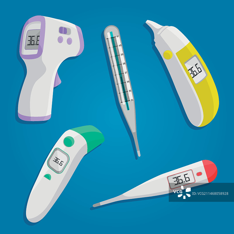 温度计类型合集图片素材
