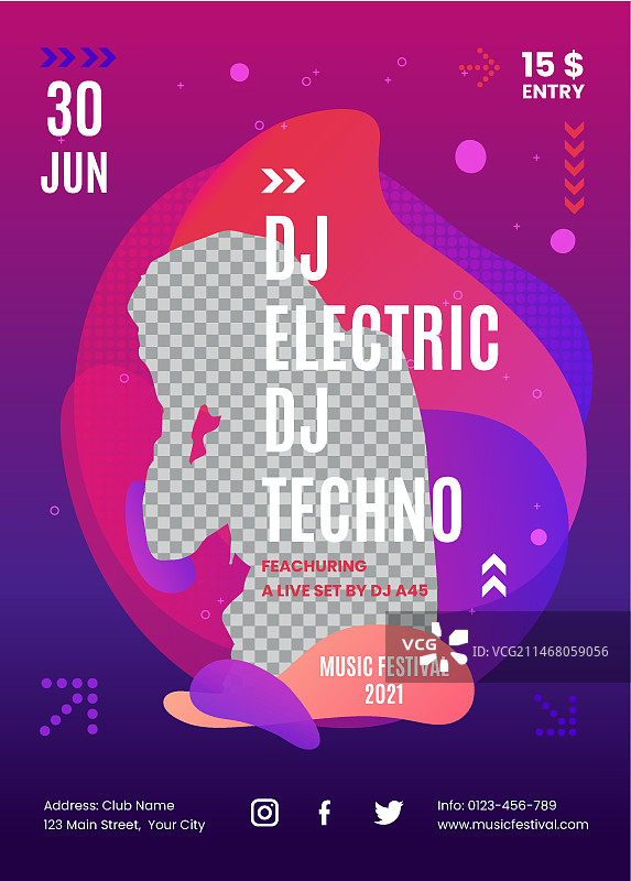 2021年音乐活动海报图片素材