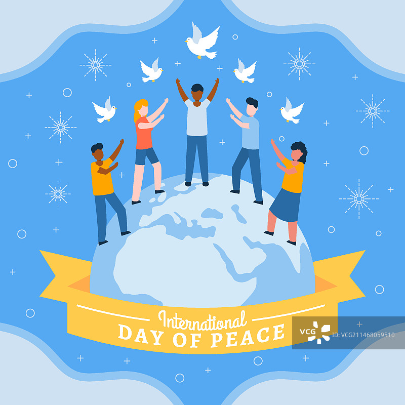 国际和平日人物素材图片素材