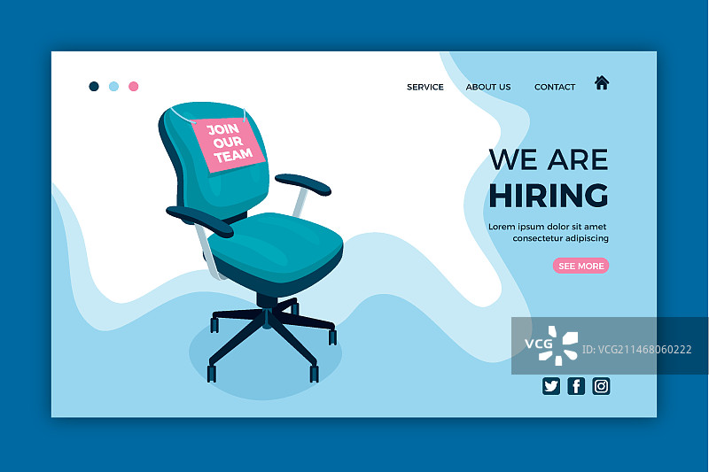 招聘人才 - 落地页图片素材