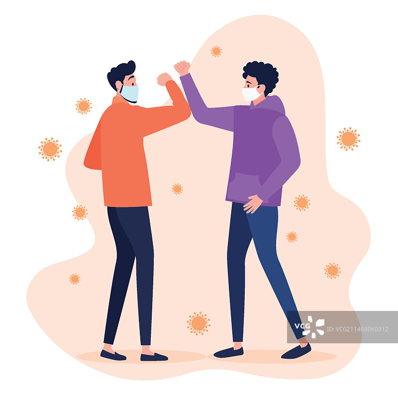 新常态下的问候图片素材