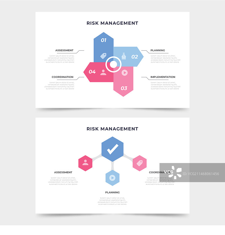 风险管理信息图图片素材