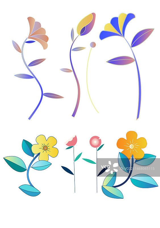 矢量花朵图片素材