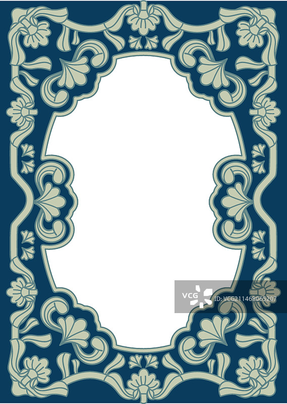 手绘哥特式框架设计图片素材